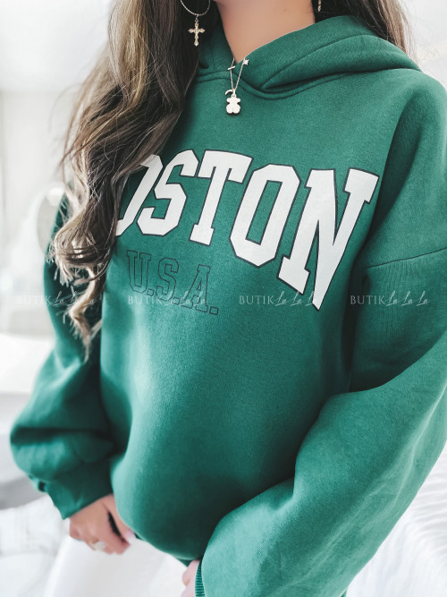 bluza zielona Boston