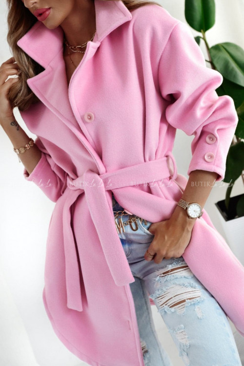 płaszcz różowy Vanerod