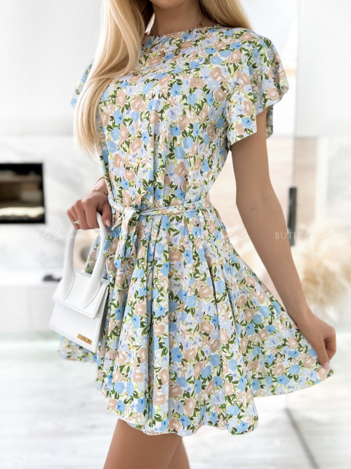 sukienka w kwiatowy print