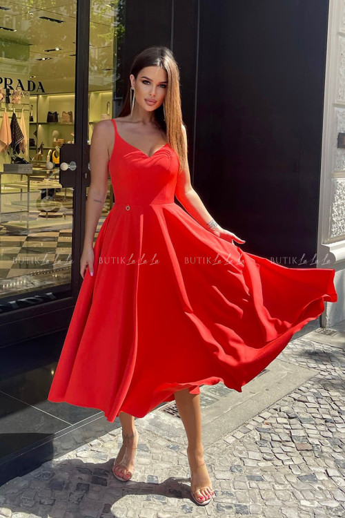 Sukienka czerwona Cameron