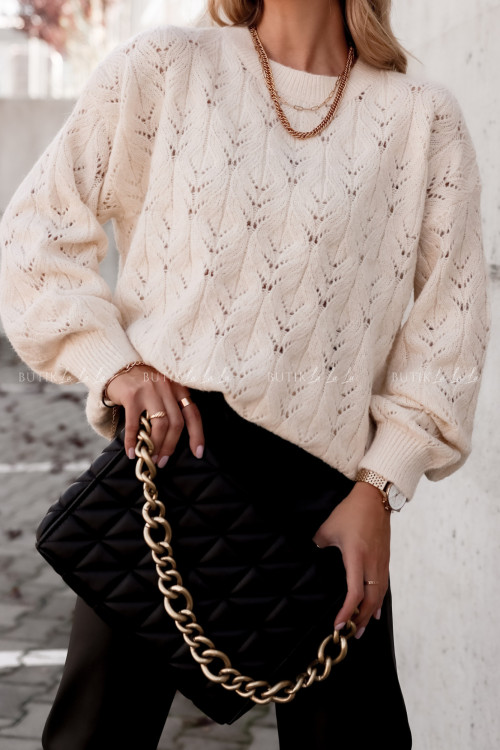 Sweter kremowy Ingrida
