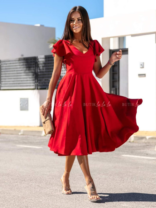 Sukienka czerwona Dagna