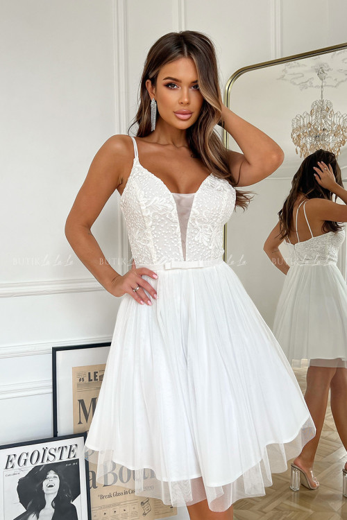 Sukienka biała Rozalin