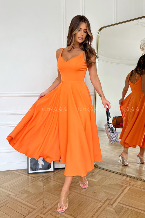 Sukienka pomarańczowa Cameron