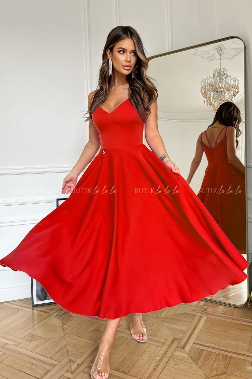 Sukienka czerwona Cameron