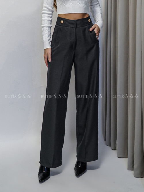 Spodnie materiałowe ciemno szare Marwel