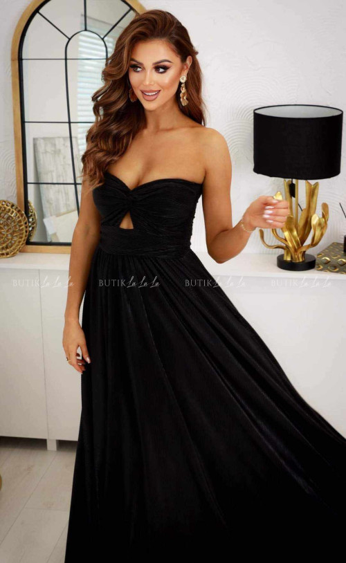 Sukienka maxi czarna Aurella