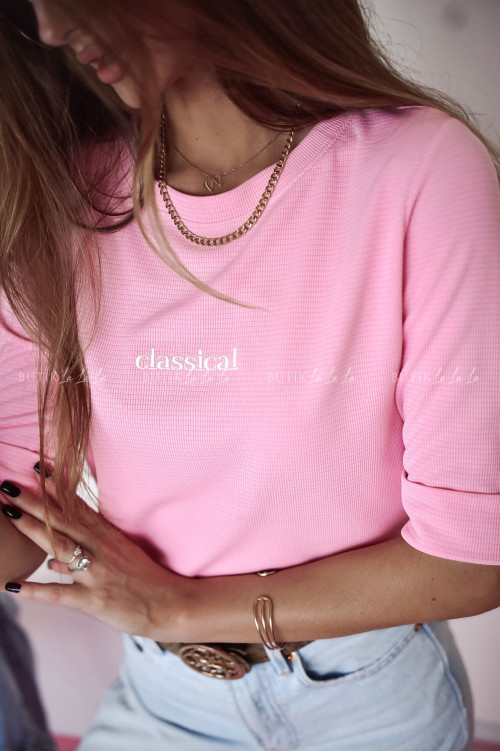 Bluzka różowa Classical