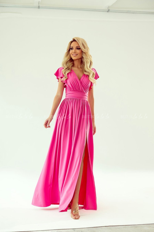 sukienka różowa Mediolan
