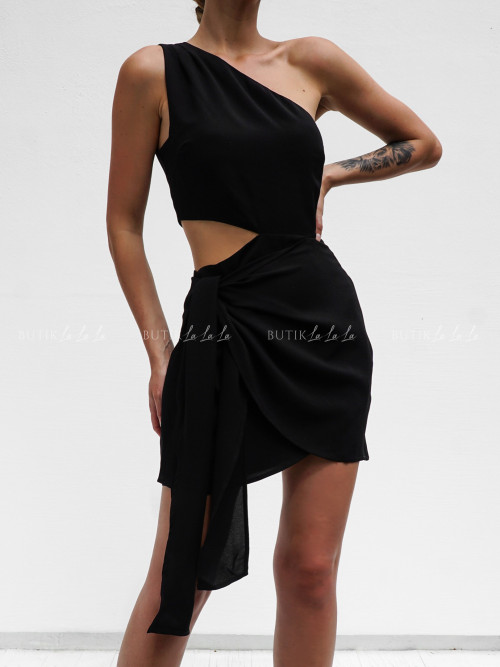 Sukienka mini czarna Darlas