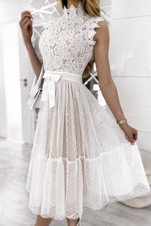 sukienka biała Lejdis 5