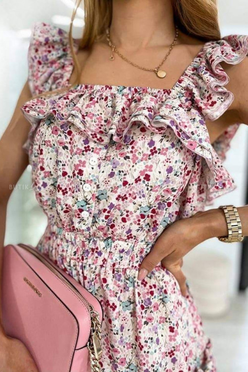 sukienka wielokolorowa Dasti