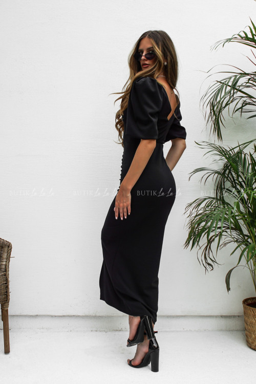 Sukienka maxi czarna Noah 2