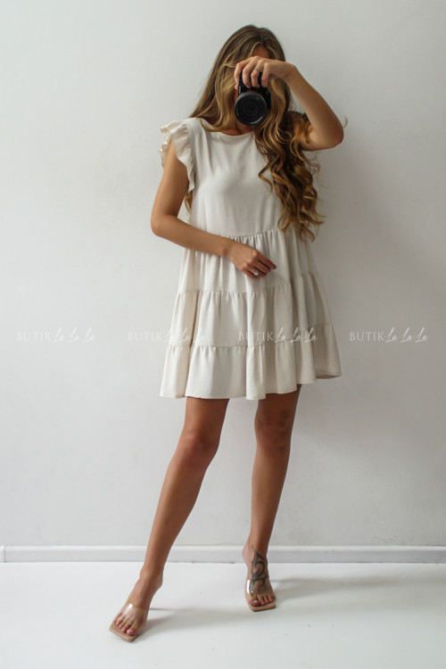 sukienka beżowa Lavenia 2