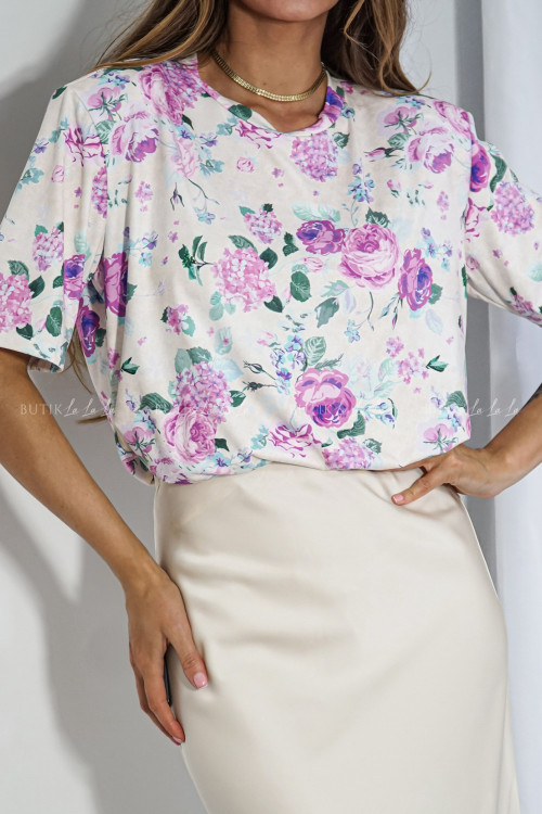 Bluzka w kwiatowy print Medison