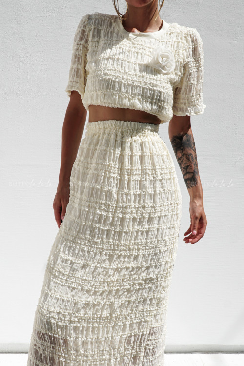 Komplet kremowy Gaja 6