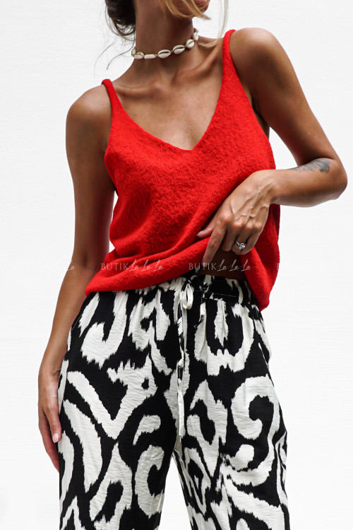 Bluzka dzianinowa czerwona Patrol