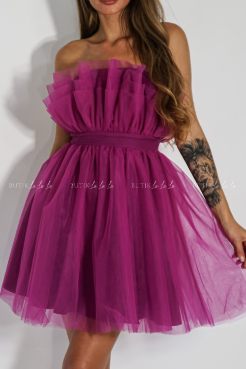Sukienka tiulowa fioletowa Charlotte