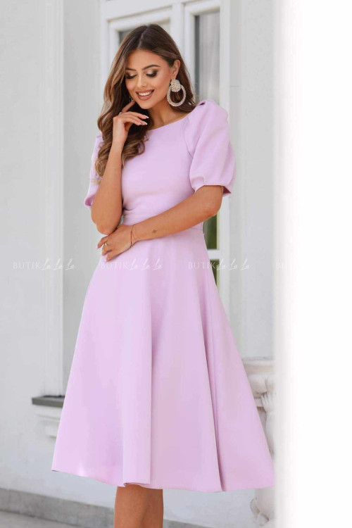 Sukienka midi wrzosowa Grande