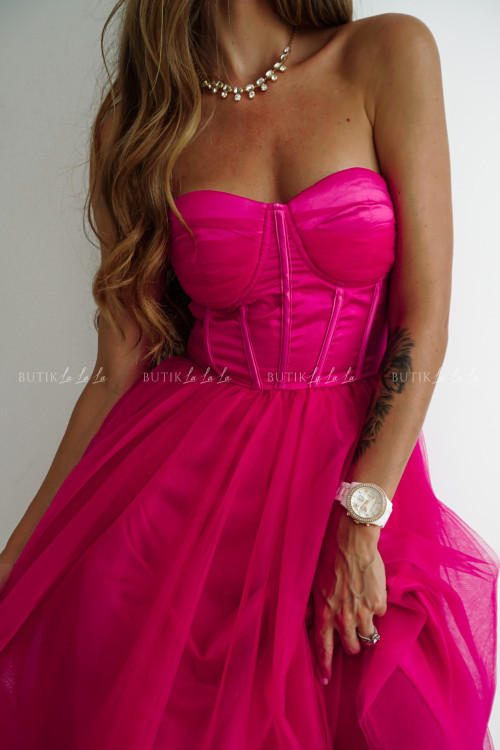 Sukienka różowa tiulowa Lili