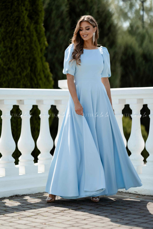 Sukienka maxi błękitna Grande 1