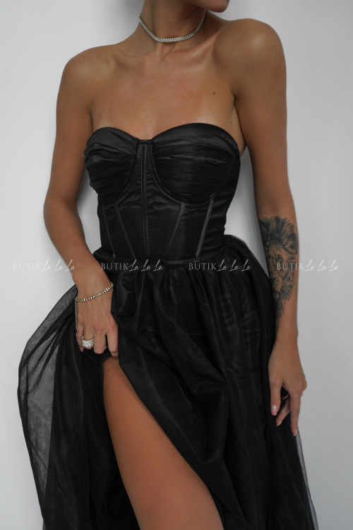 Sukienka czarna tiulowa Lili