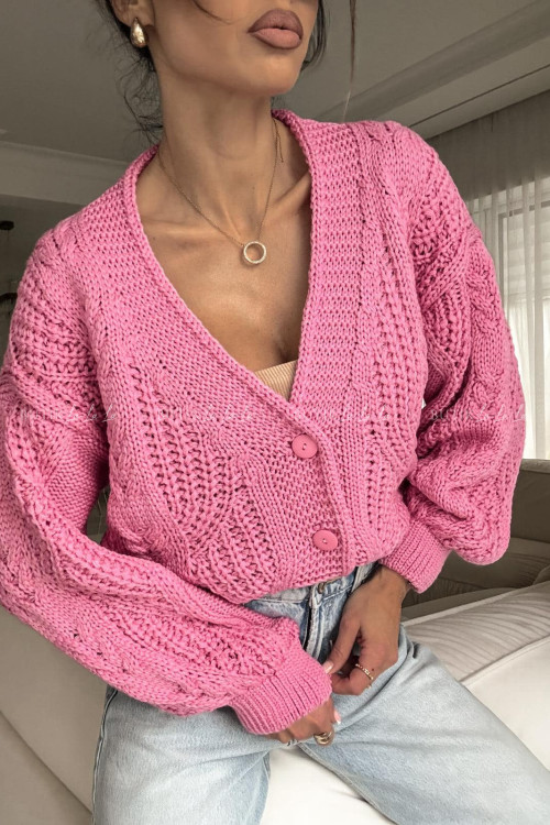 Sweter różowy Paris