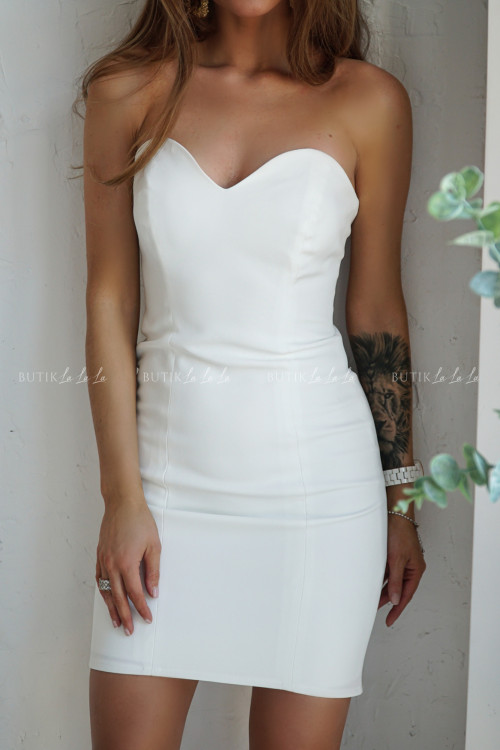 Sukienka mini biała British 4