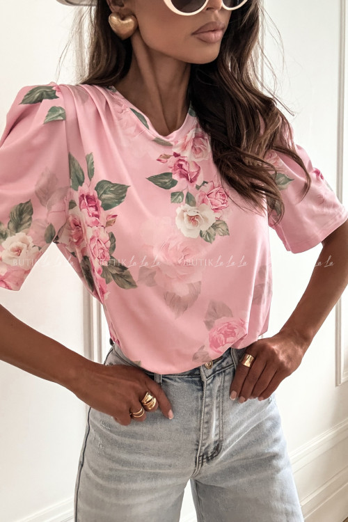 Koszulka w kwiatowy print Vamos