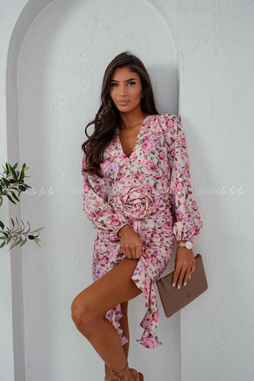 Sukienka w kwiatowy print Molly