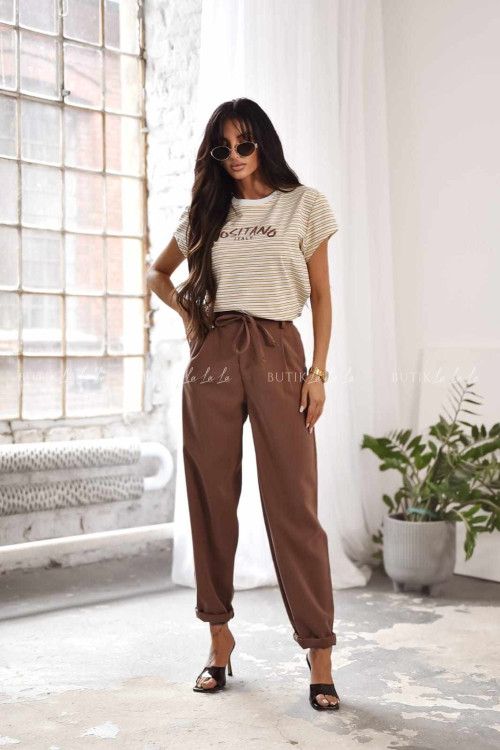 Spodnie brązowe Matro 1