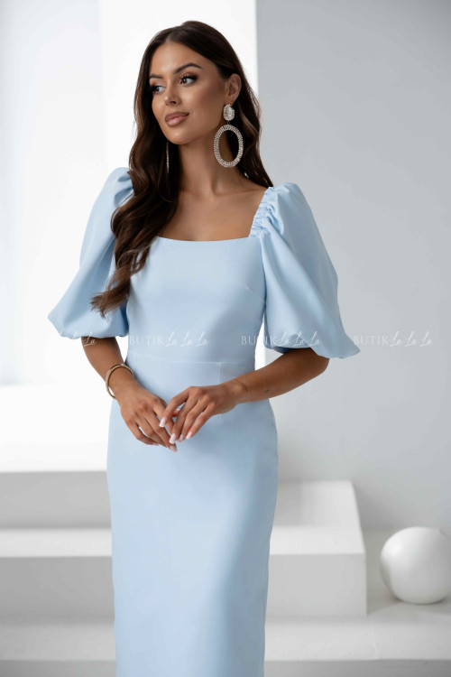 Sukienka midi błękitna Filharmony