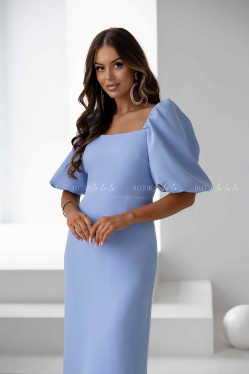 Sukienka midi niebieska Filharmony