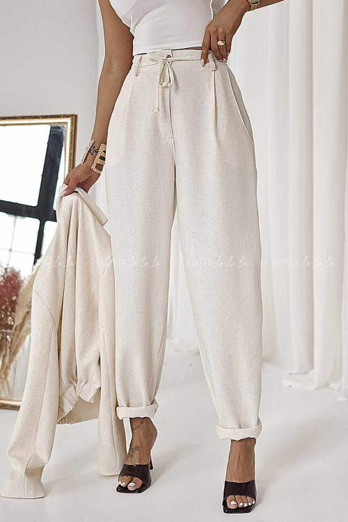 Spodnie kremowe Wenus