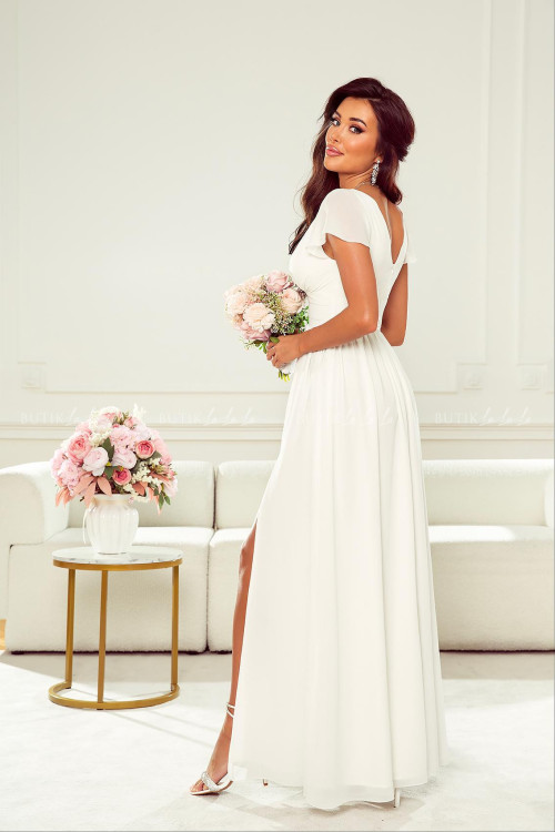Sukienka ślubna maxi biała White Dream 3