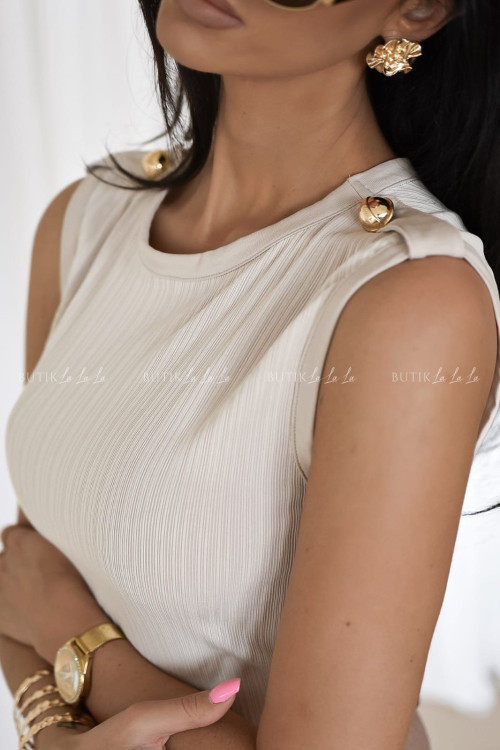 Top beżowy Caprie