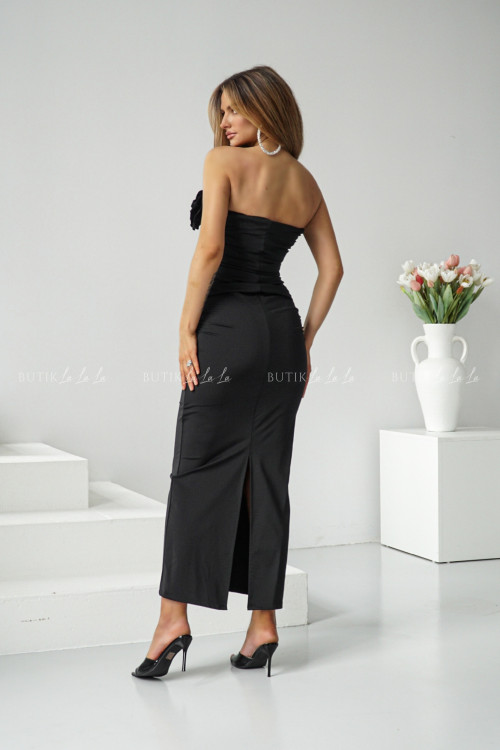 Sukienka dopasowana czarna Gold Lady 1