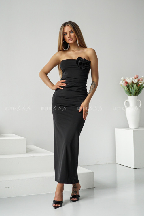Sukienka dopasowana czarna Gold Lady 2