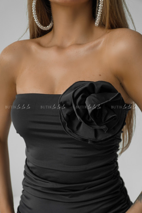 Sukienka dopasowana czarna Gold Lady 3