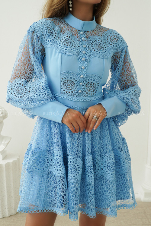 Sukienka niebieska Harper