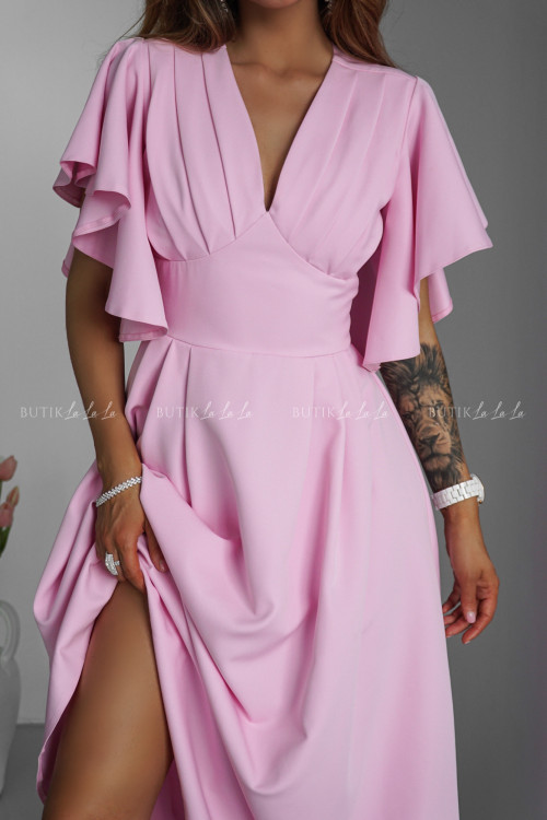 Sukienka jasno różowa Barozi