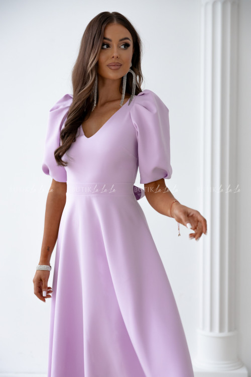 Sukienka midi wrzosowa Anderson