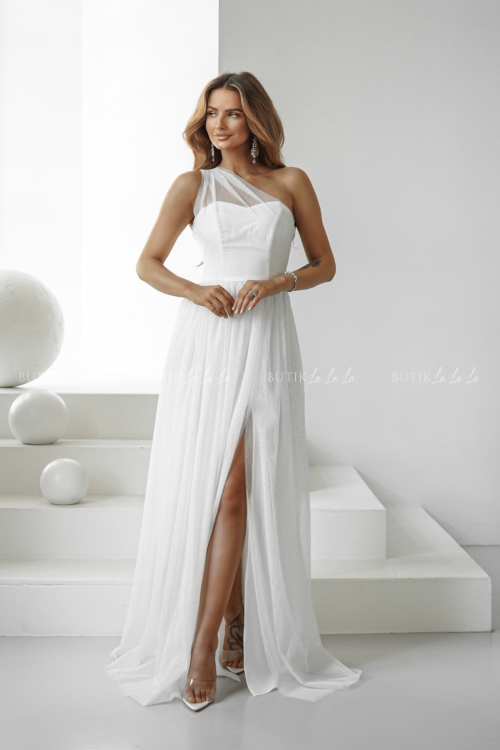 Sukienka tiulowa biała Aria 2