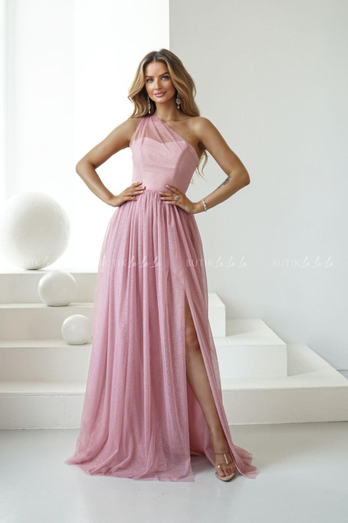 Sukienka tiulowa pudrowa Aria 1