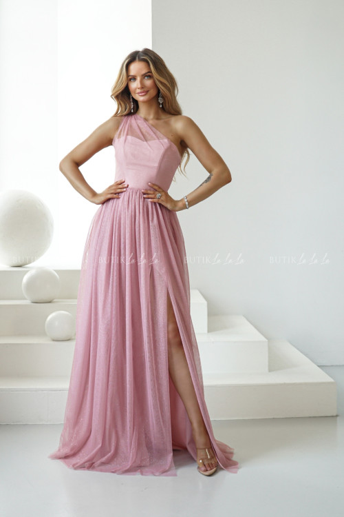 Sukienka tiulowa pudrowa Aria 4