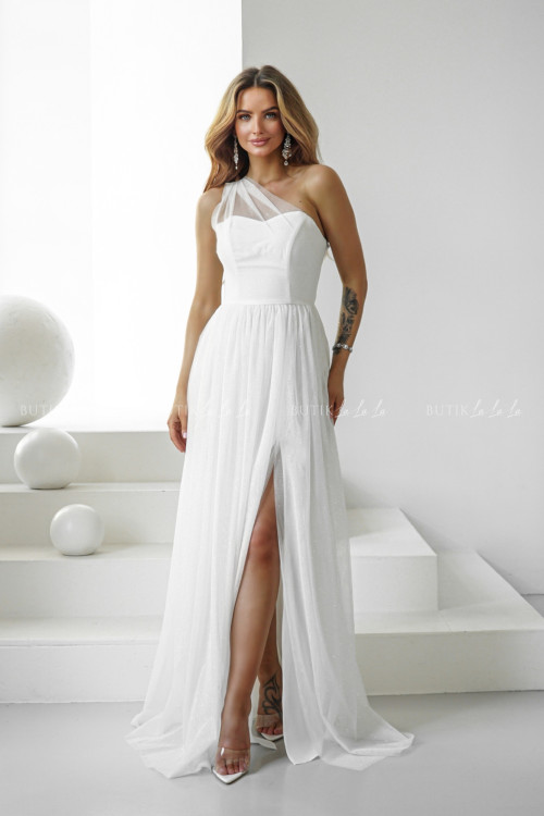 Sukienka tiulowa biała Aria 6