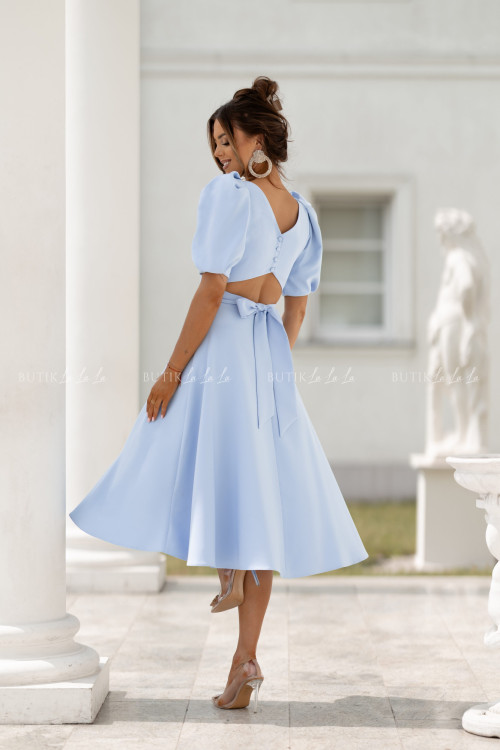 Sukienka midi niebieska Ariana