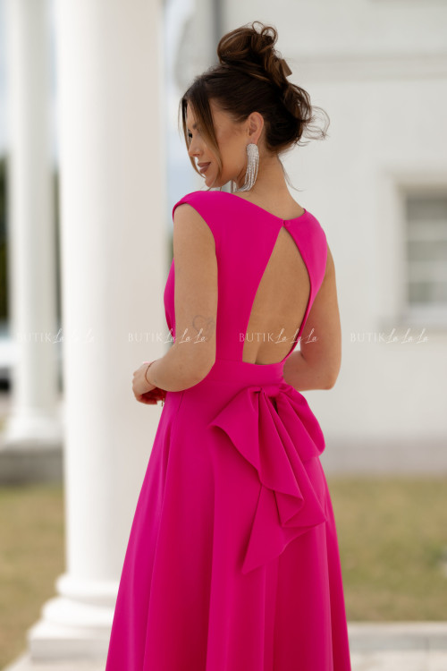 Sukienka maxi malinowa Rosabella