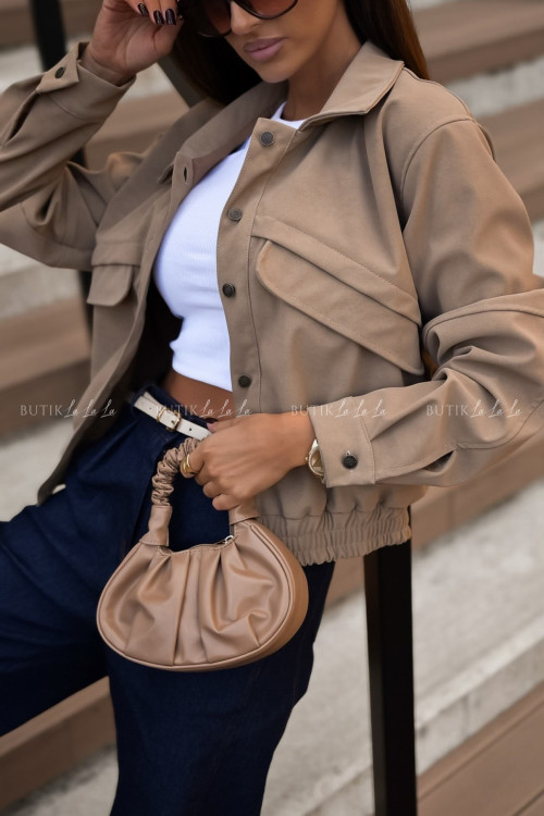 Kurtka beżowa Barken