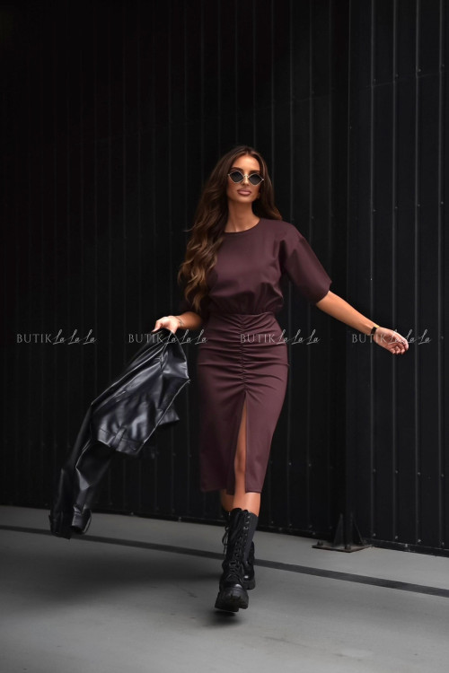 Sukienka czekoladowa Betty